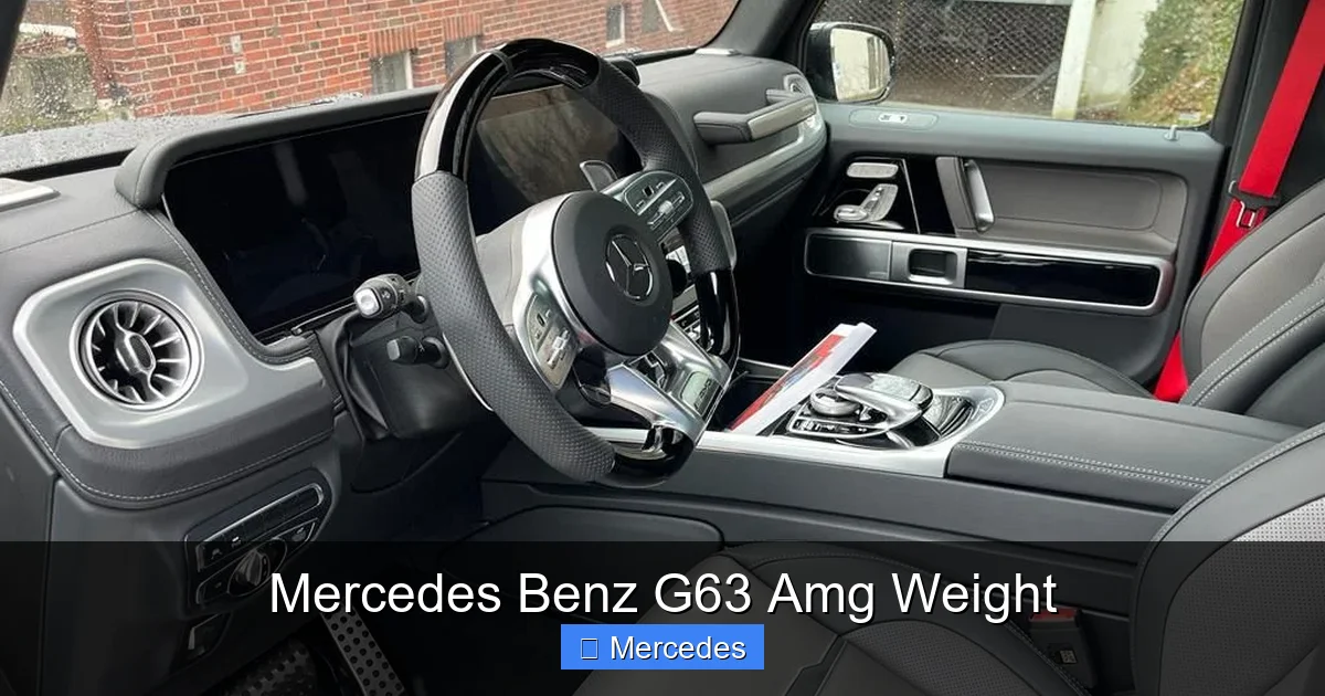 Mercedes Benz G63 Amg Weight
