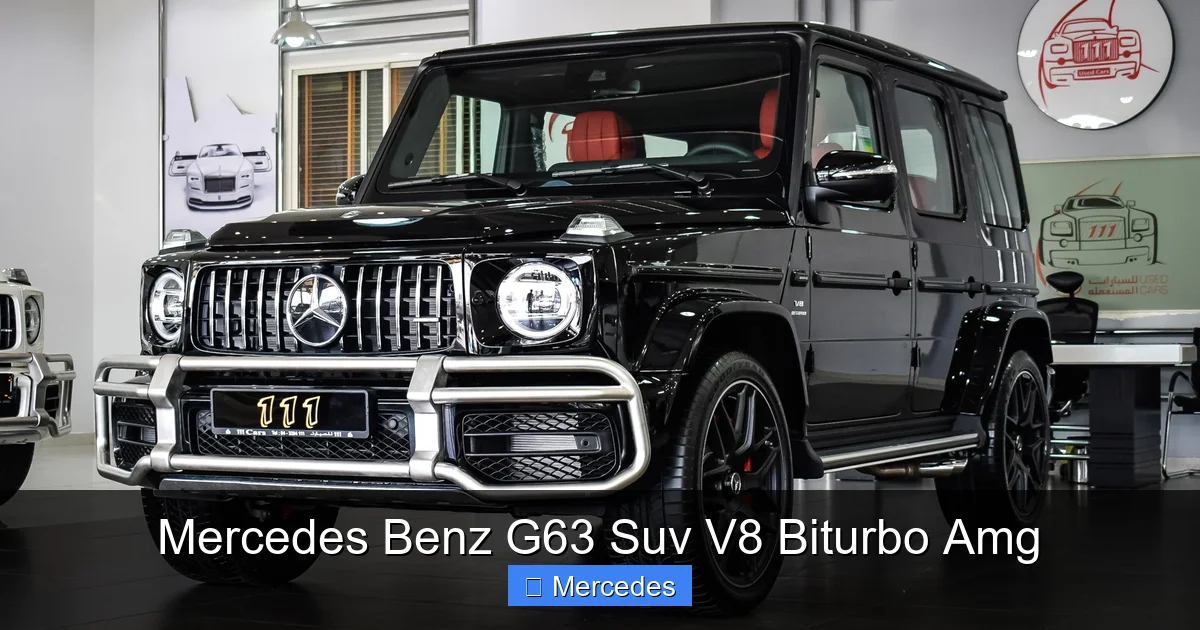 Mercedes Benz G63 Suv V8 Biturbo Amg