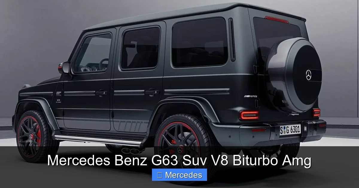 Mercedes Benz G63 Suv V8 Biturbo Amg