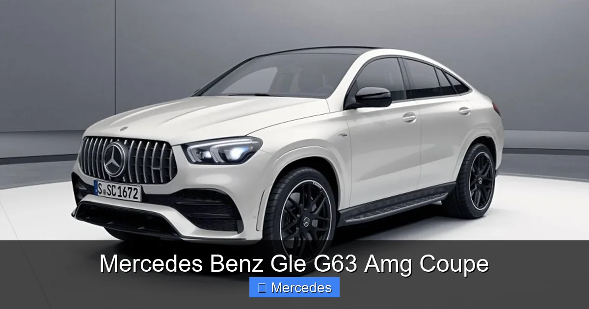 Mercedes Benz Gle G63 Amg Coupe