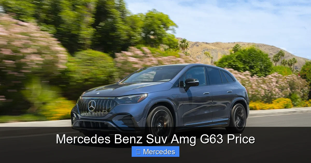Mercedes Benz Suv Amg G63 Price