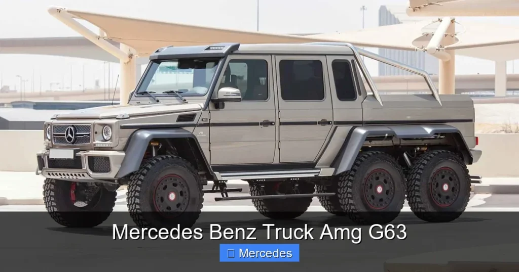 Mercedes Benz Truck Amg G63