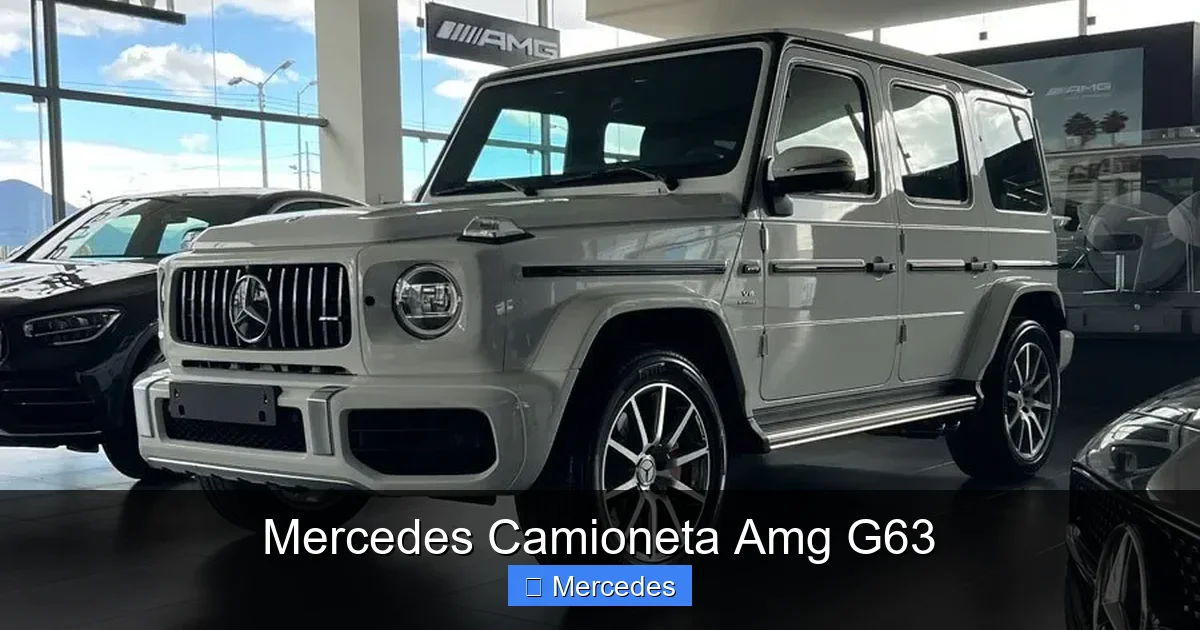 Mercedes Camioneta Amg G63