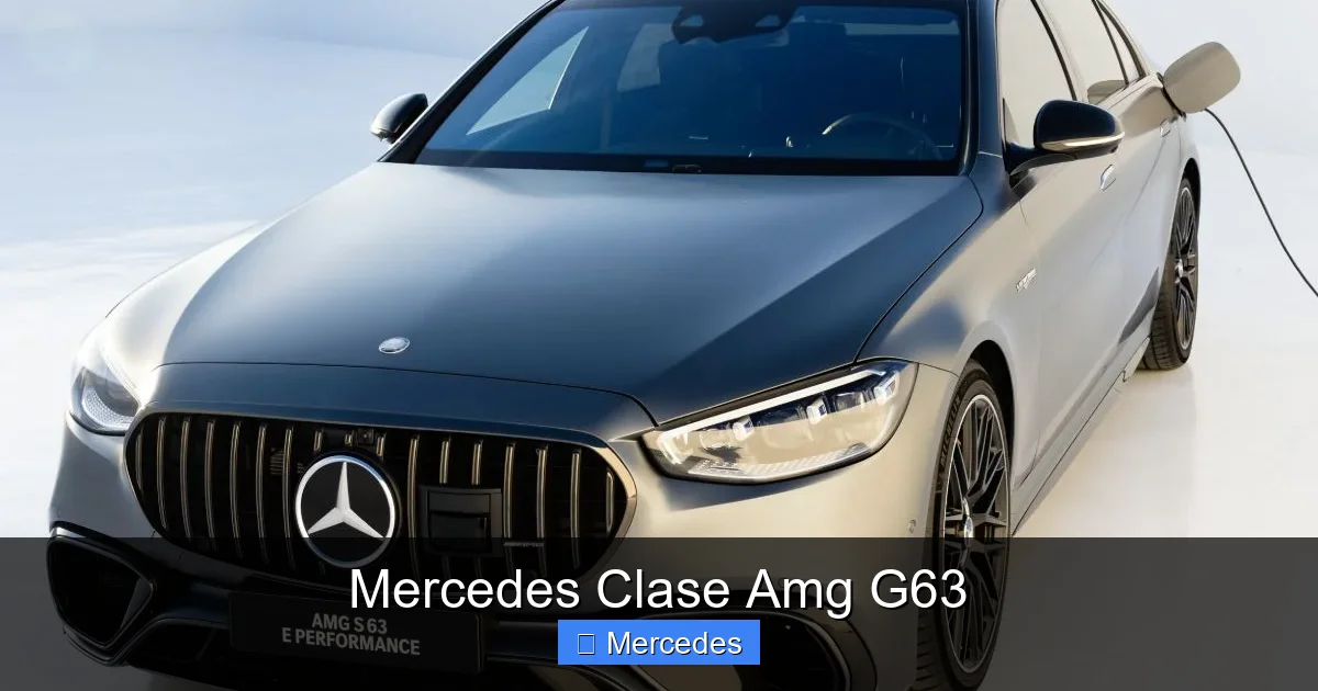 Mercedes Clase Amg G63