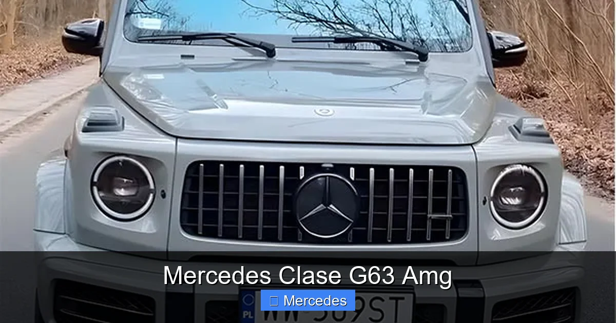 Mercedes Clase G63 Amg