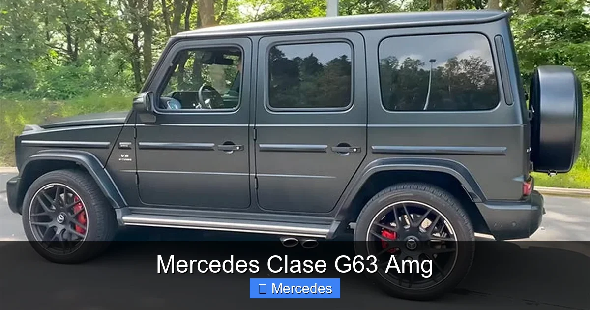 Mercedes Clase G63 Amg