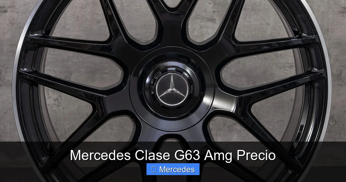 Mercedes Clase G63 Amg Precio