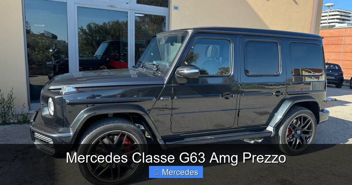 Mercedes Classe G63 Amg Prezzo