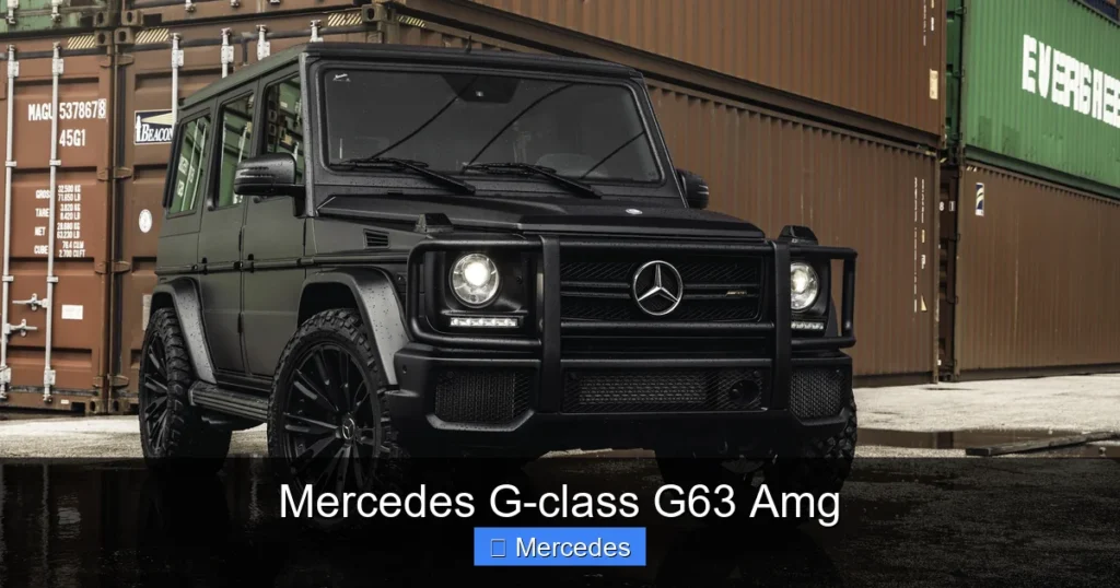 Mercedes G-class G63 Amg