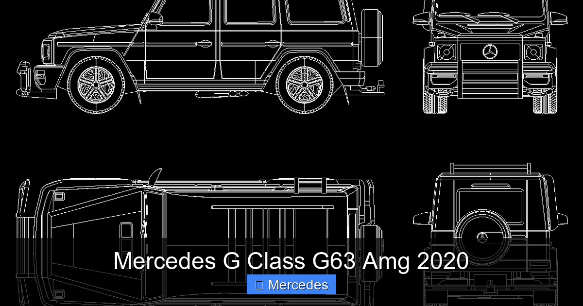 Mercedes G Class G63 Amg 2020