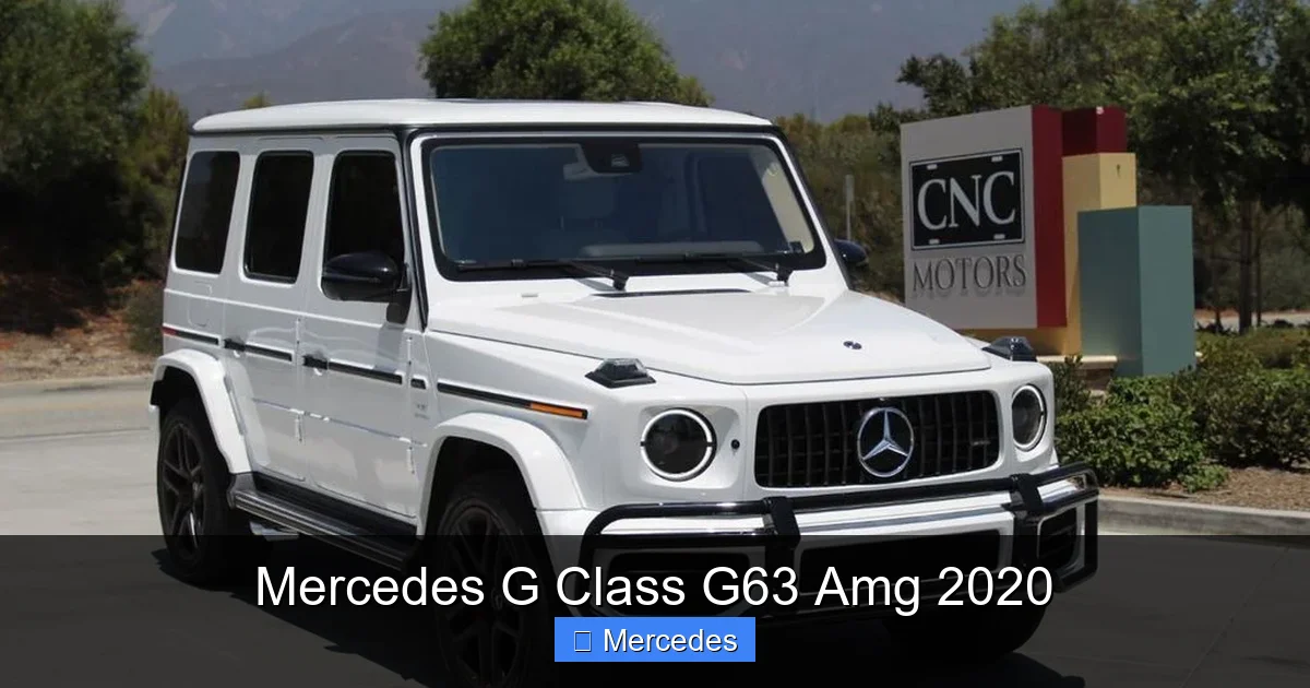 Mercedes G Class G63 Amg 2020