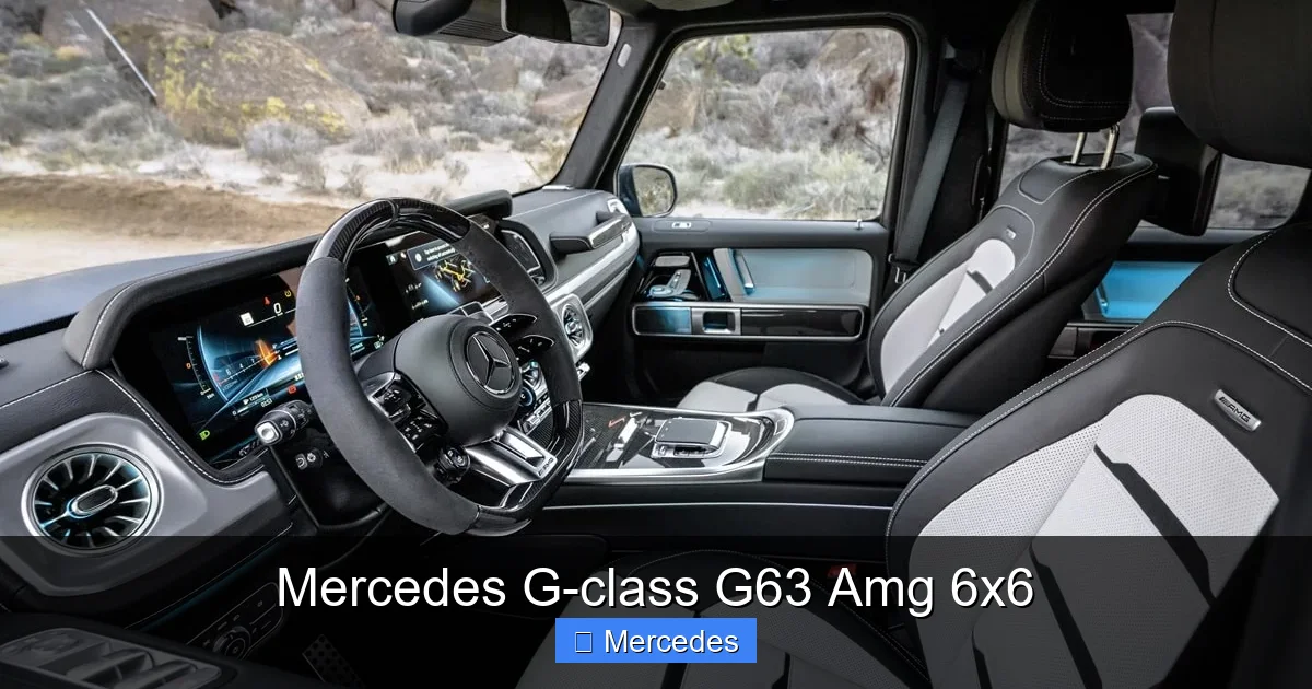 Mercedes G-class G63 Amg 6x6