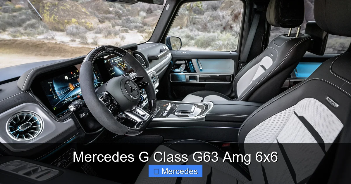Mercedes G Class G63 Amg 6x6