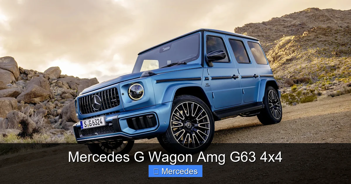 Mercedes G Wagon Amg G63 4x4