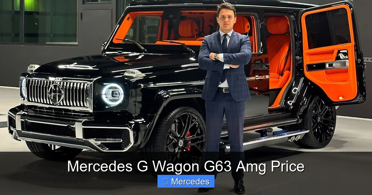 Mercedes G Wagon G63 Amg Price