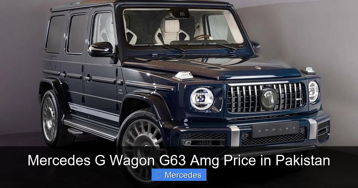 Mercedes G Wagon G63 Amg Price in Pakistan