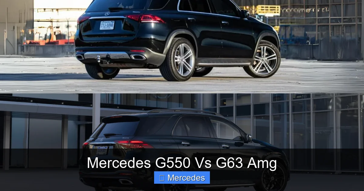 Mercedes G550 Vs G63 Amg