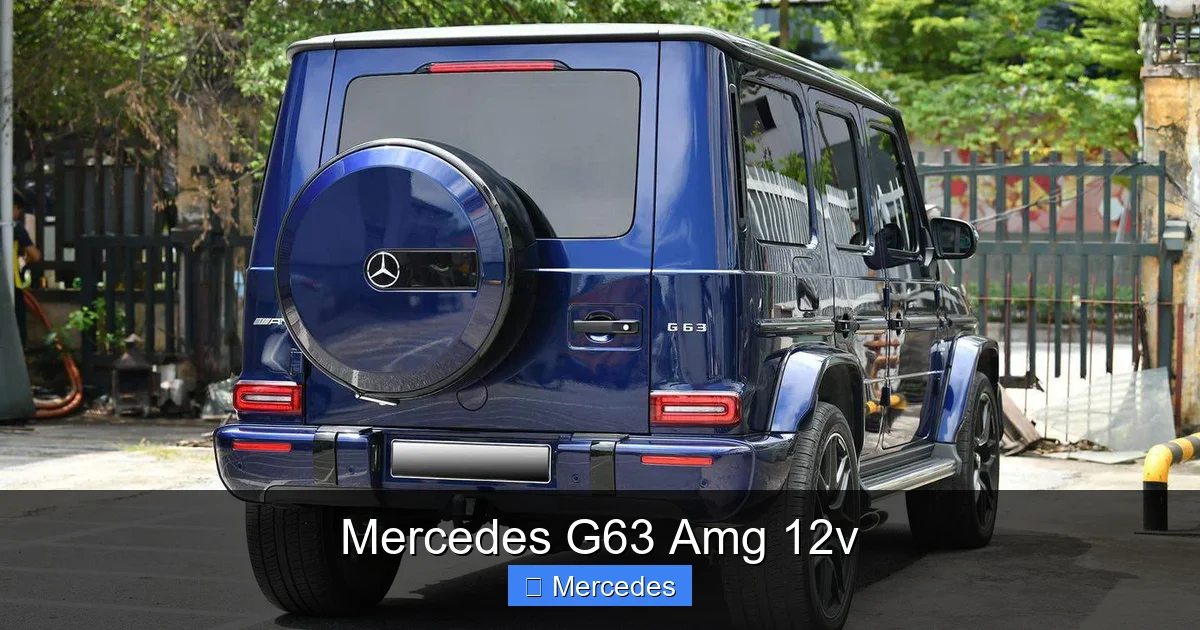 Mercedes G63 Amg 12v
