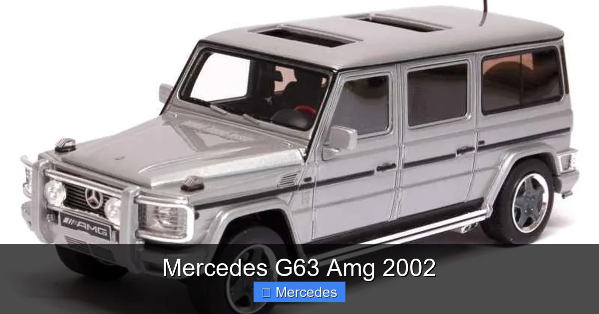 Mercedes G63 Amg 2002