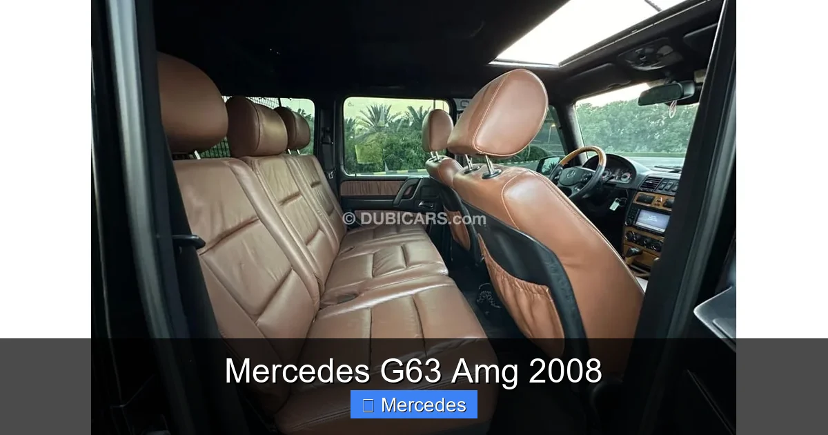 Mercedes G63 Amg 2008
