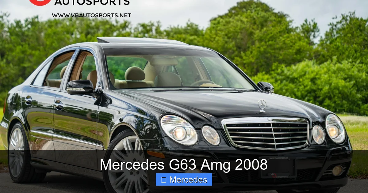 Mercedes G63 Amg 2008