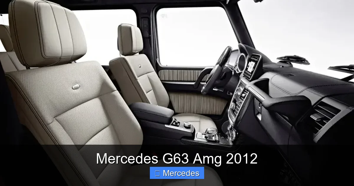 Mercedes G63 Amg 2012