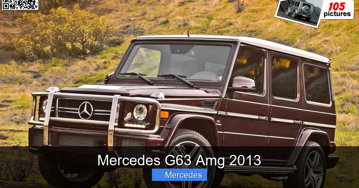 Mercedes G63 Amg 2013