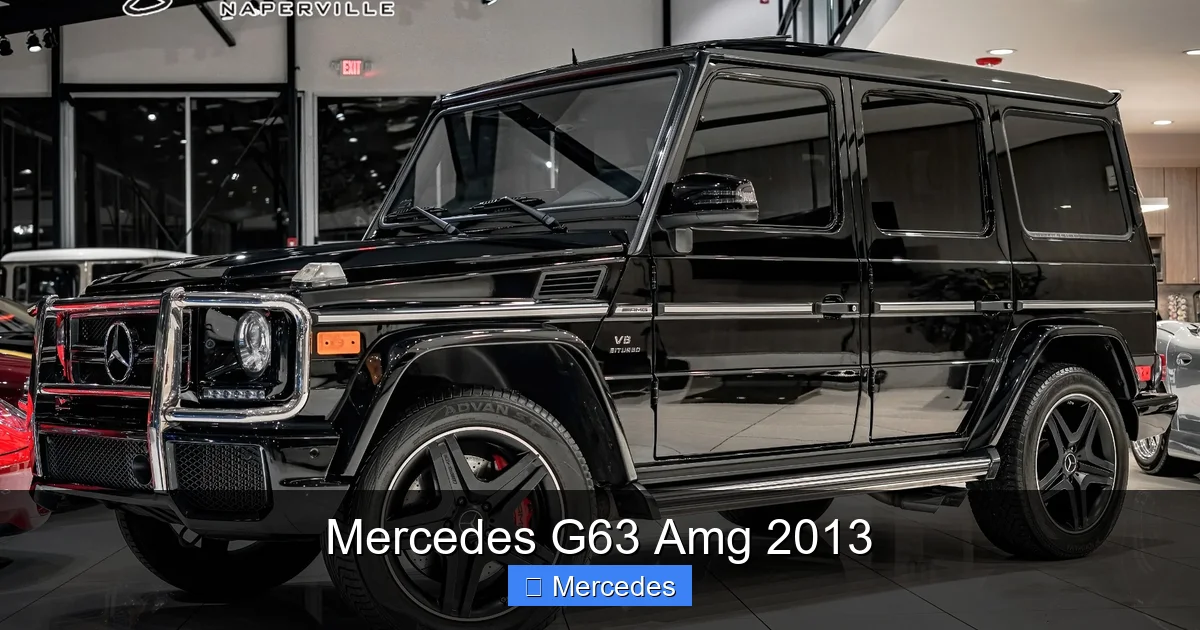 Mercedes G63 Amg 2013