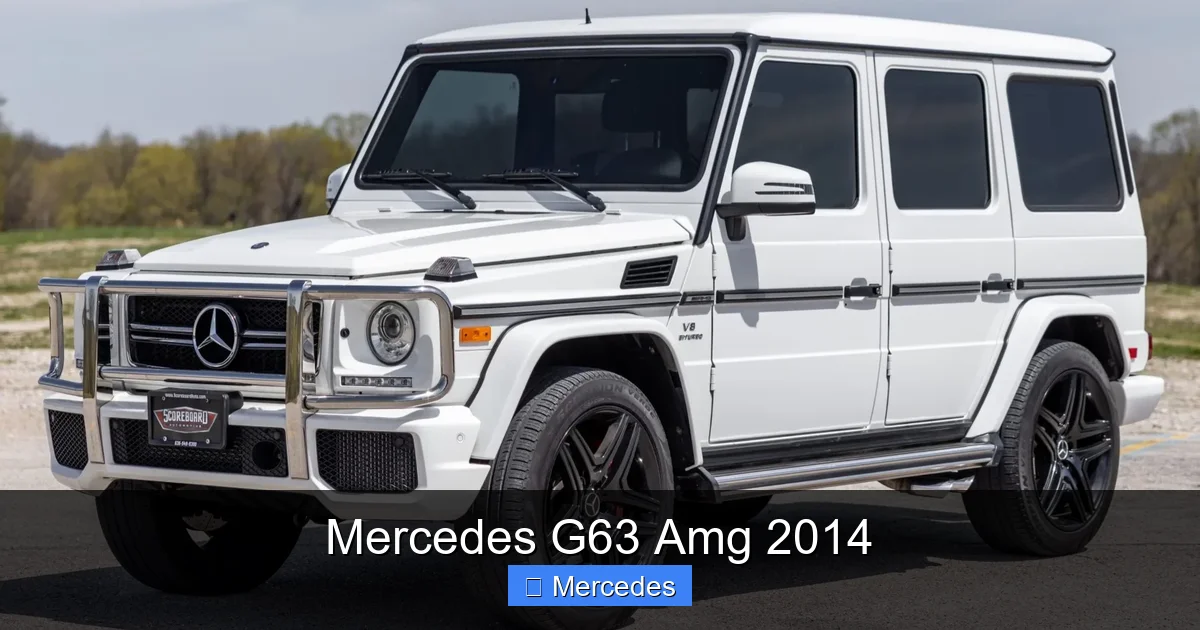 Mercedes G63 Amg 2014