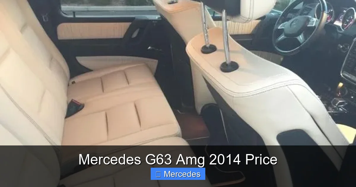 Mercedes G63 Amg 2014 Price