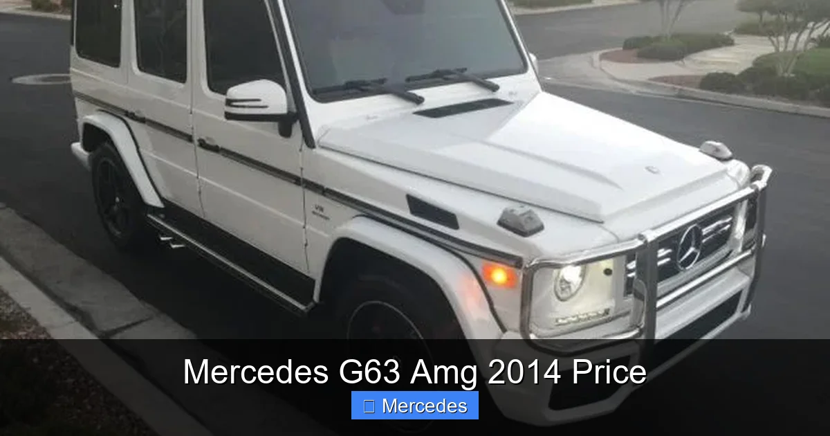 Mercedes G63 Amg 2014 Price