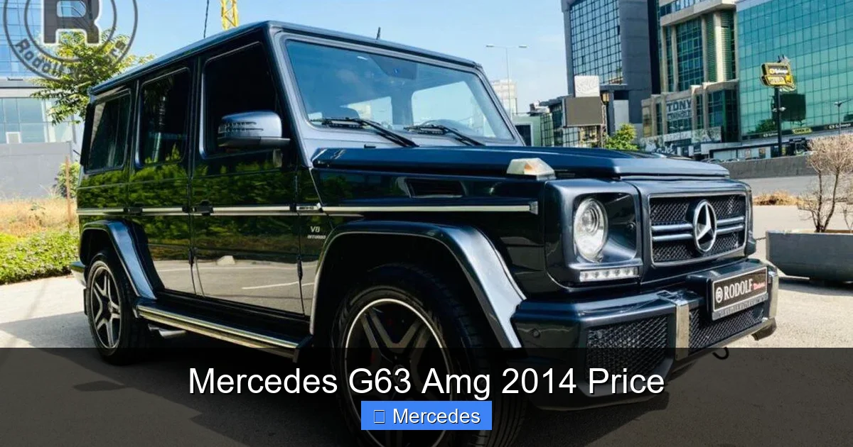 Mercedes G63 Amg 2014 Price