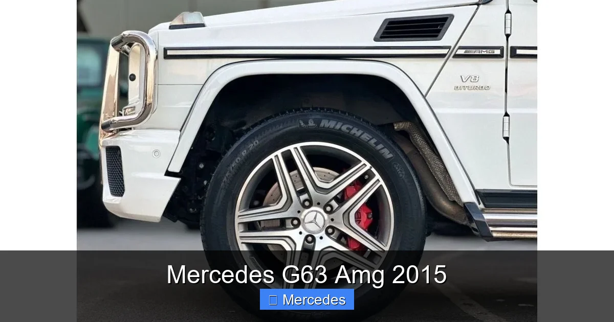 Mercedes G63 Amg 2015