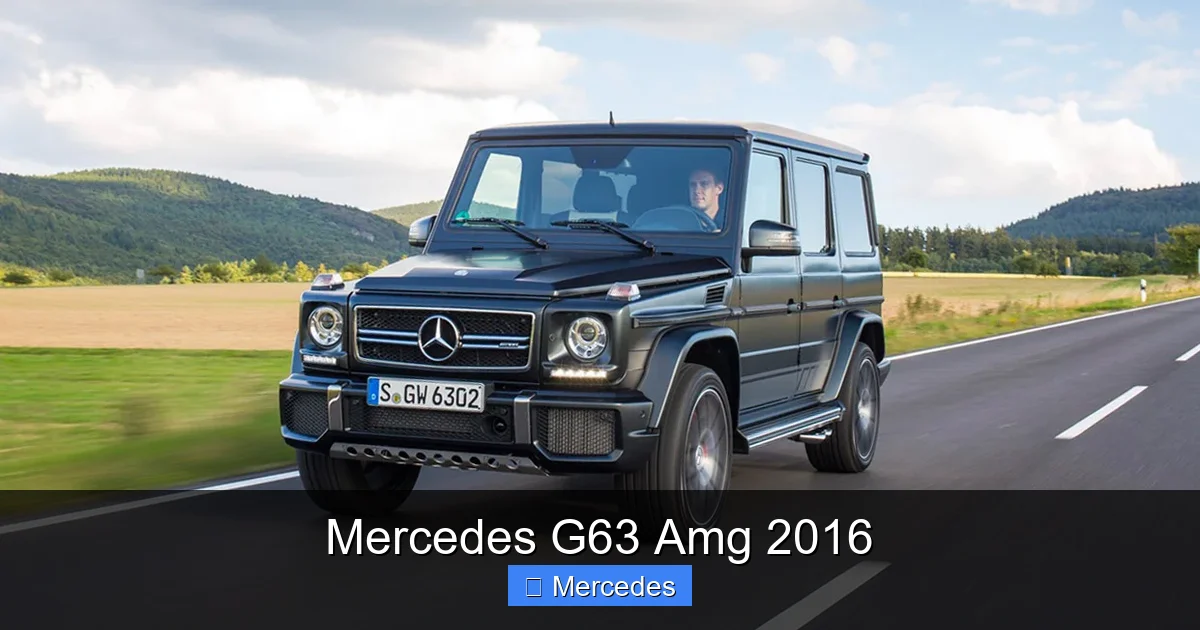 Mercedes G63 Amg 2016