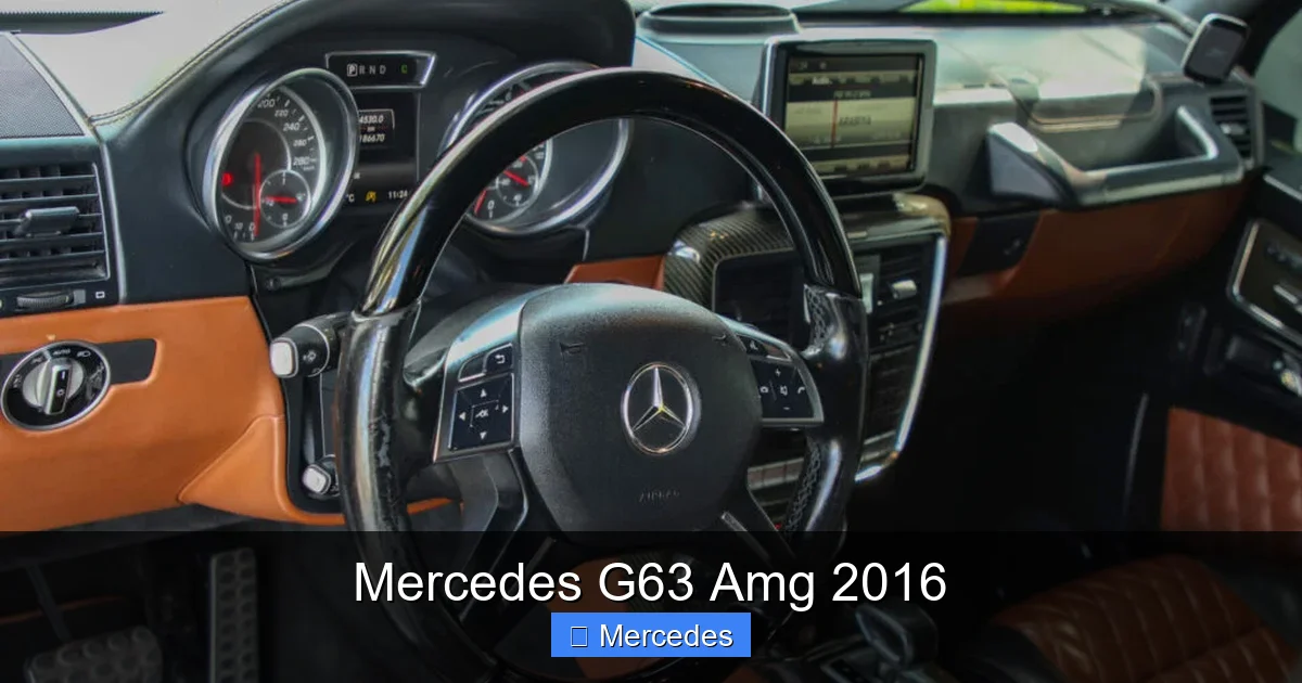 Mercedes G63 Amg 2016