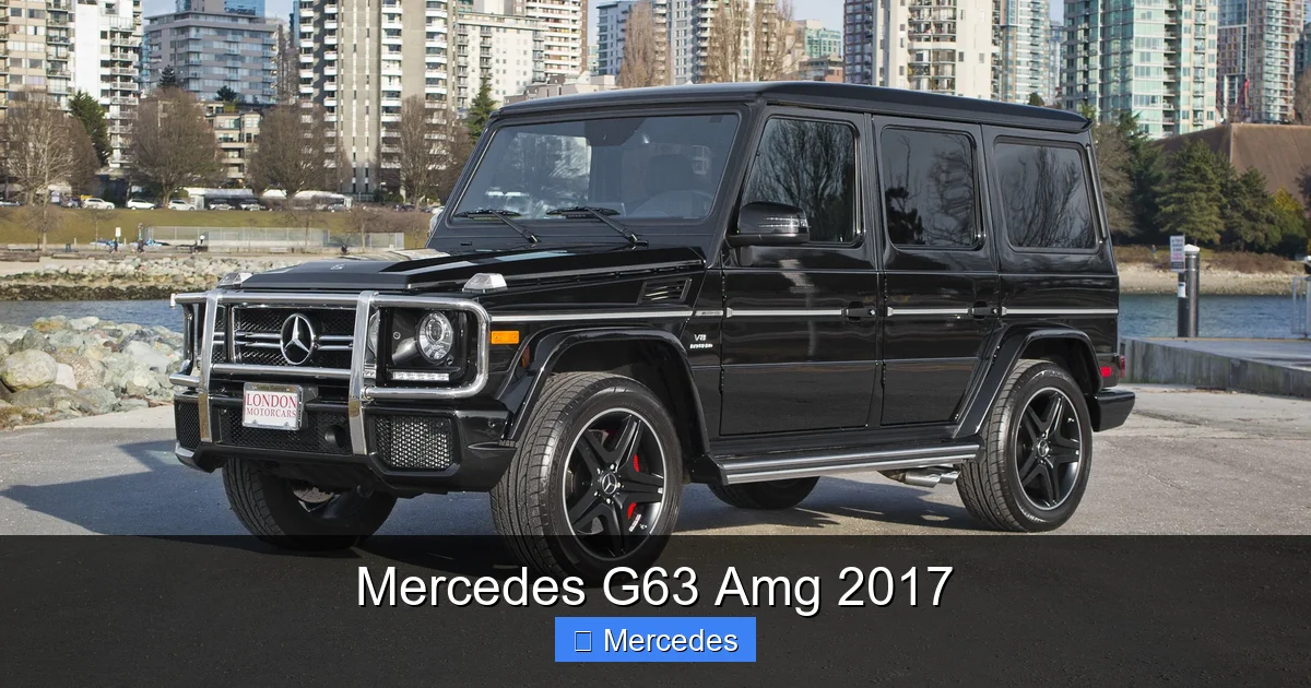 Mercedes G63 Amg 2017