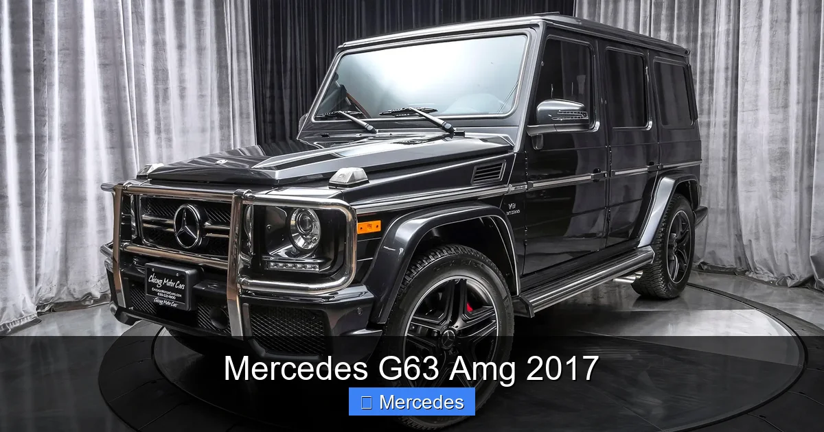 Mercedes G63 Amg 2017