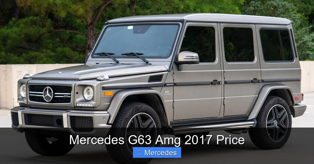 Mercedes G63 Amg 2017 Price