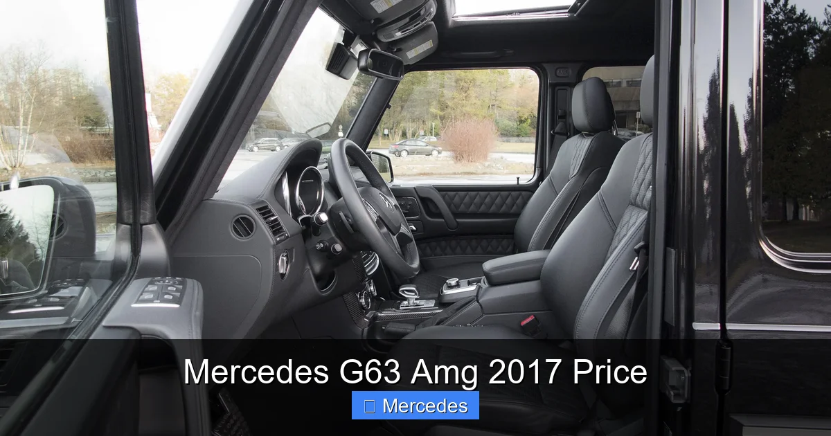 Mercedes G63 Amg 2017 Price