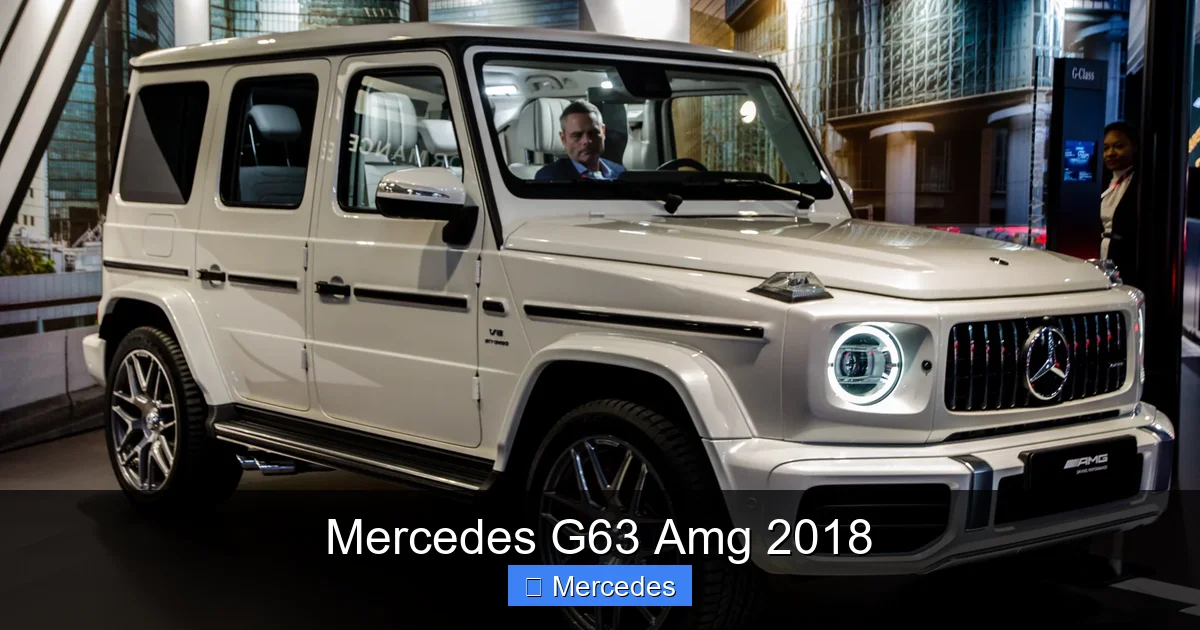 Mercedes G63 Amg 2018