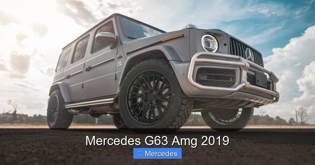 Mercedes G63 Amg 2019