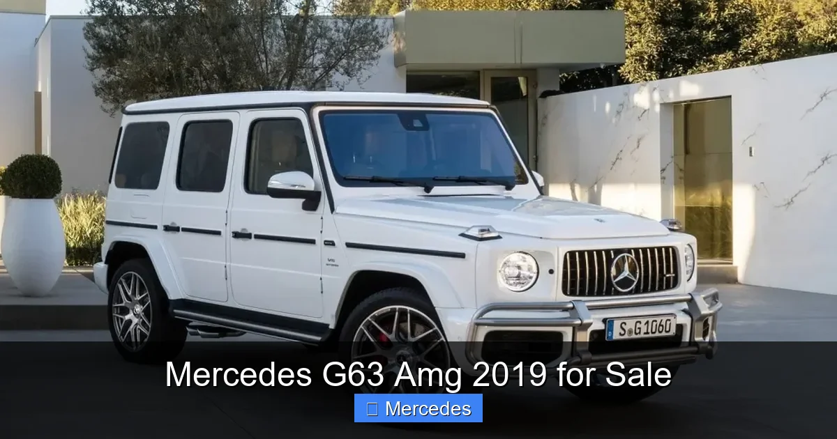 Mercedes G63 Amg 2019 for Sale