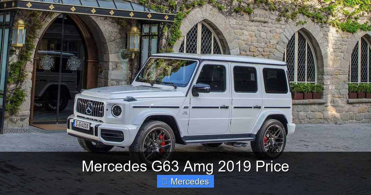 Mercedes G63 Amg 2019 Price