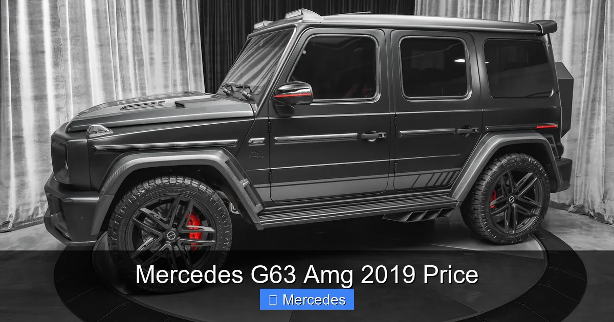 Mercedes G63 Amg 2019 Price
