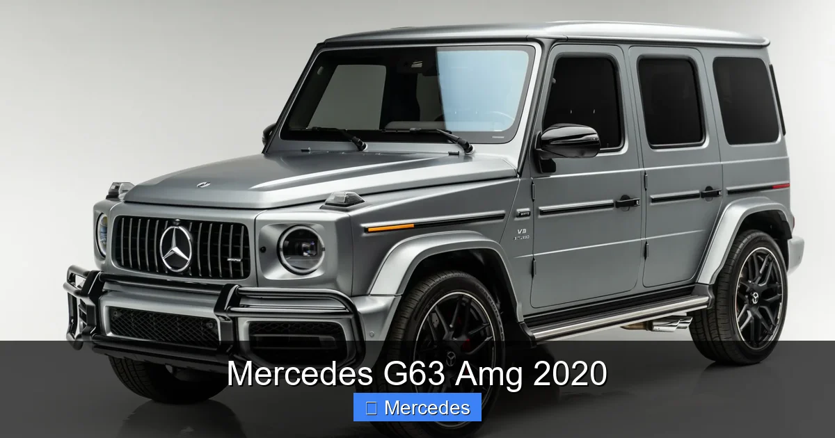 Mercedes G63 Amg 2020