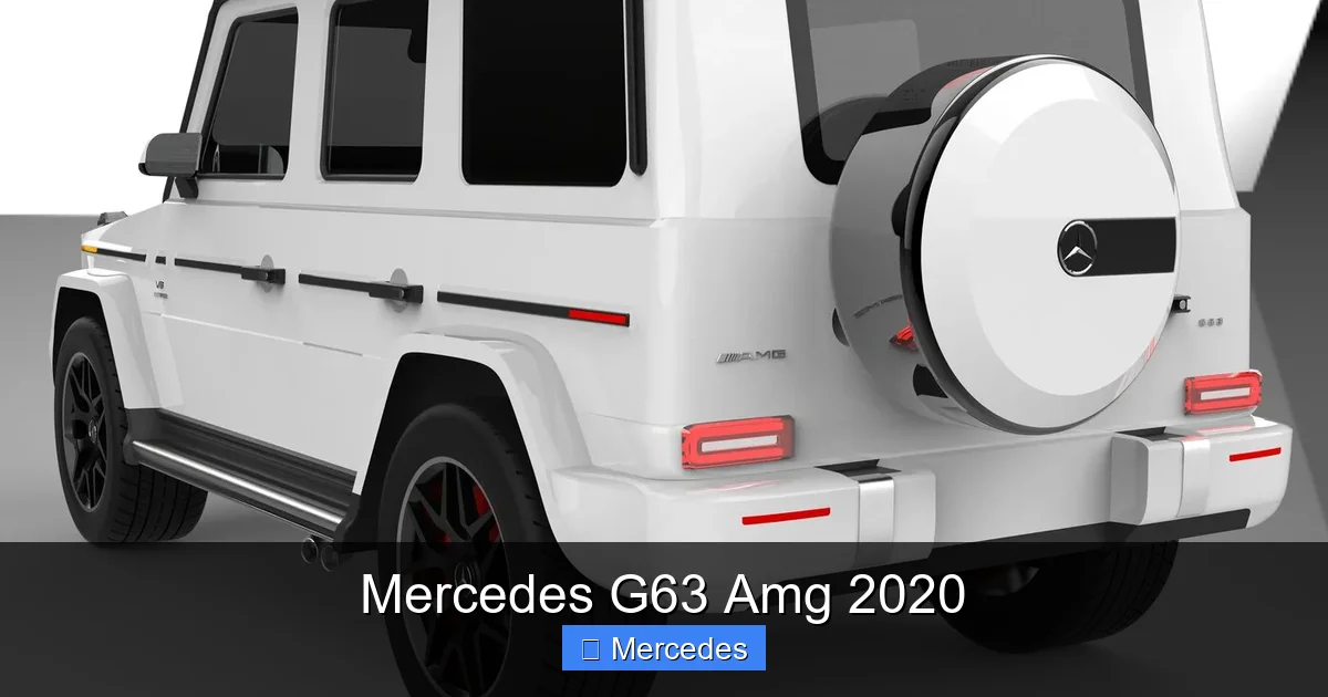 Mercedes G63 Amg 2020