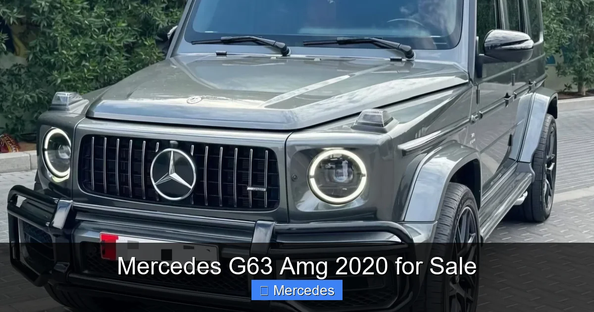 Mercedes G63 Amg 2020 for Sale