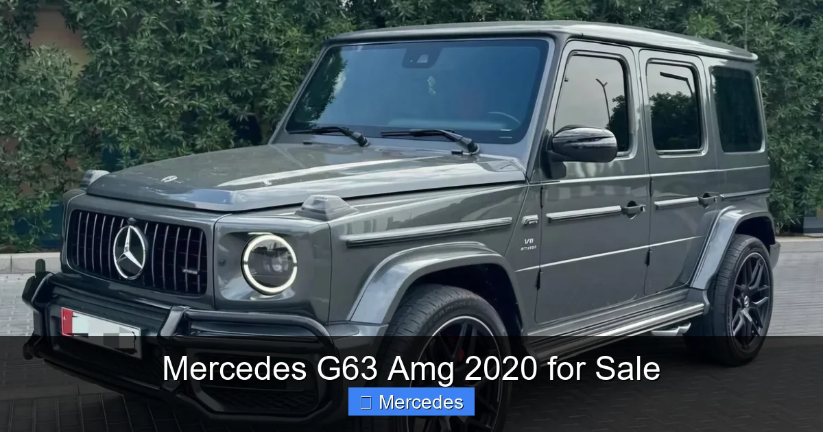 Mercedes G63 Amg 2020 for Sale