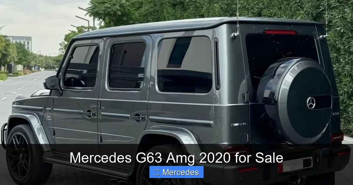 Mercedes G63 Amg 2020 for Sale