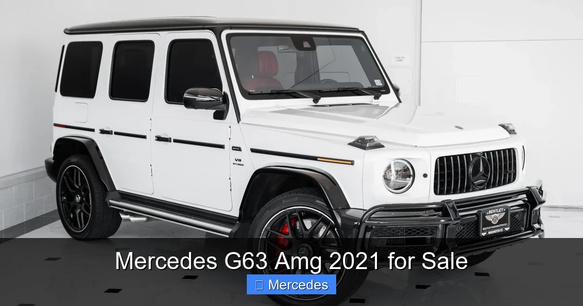 Mercedes G63 Amg 2021 for Sale